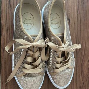 Jack Rogers Women's Glitter Sneakers - Gold